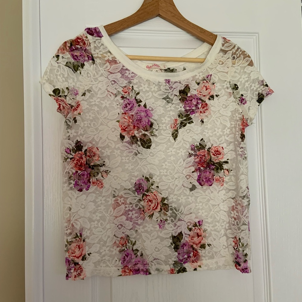 2/$15 Floral t-Shirt